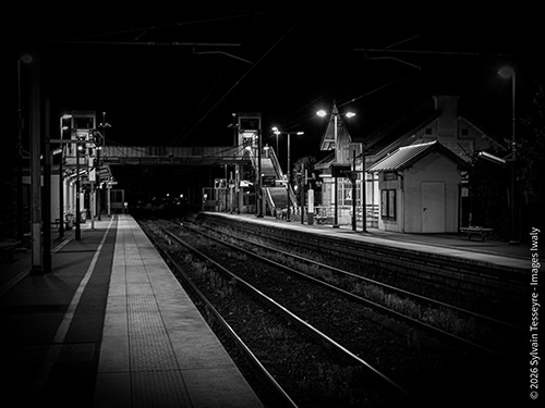Lignes de fuite des rails